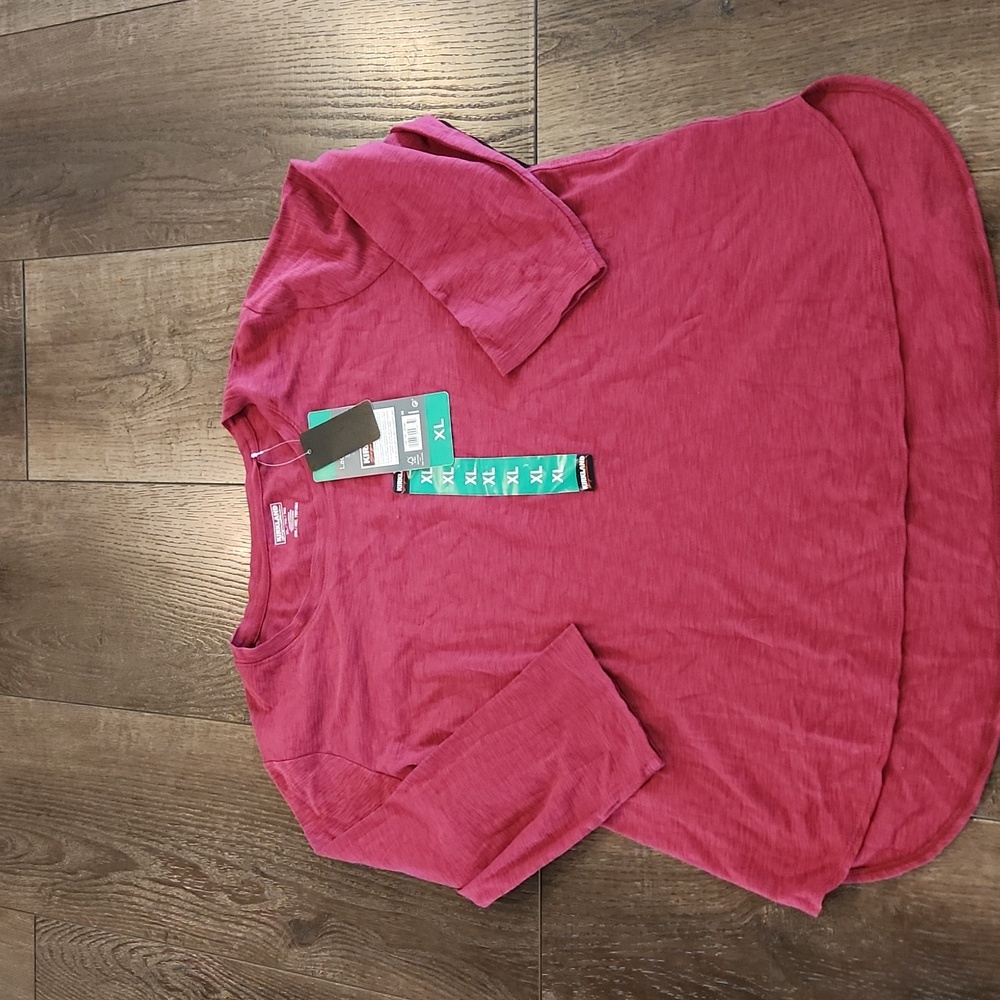 Kirkland Signature ladies’ cotton slub tee 3/4 sleeves, XL NWT
